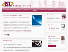 Tablet Screenshot of leadershipservices.com
